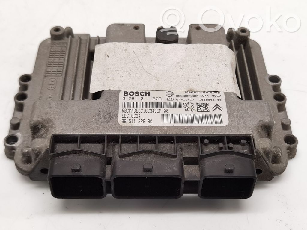 Engine control unit/module   9651132880,0281011626,9653958980