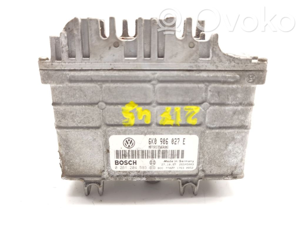Unidad de control/módulo del motor   6K0906027E,0261204593