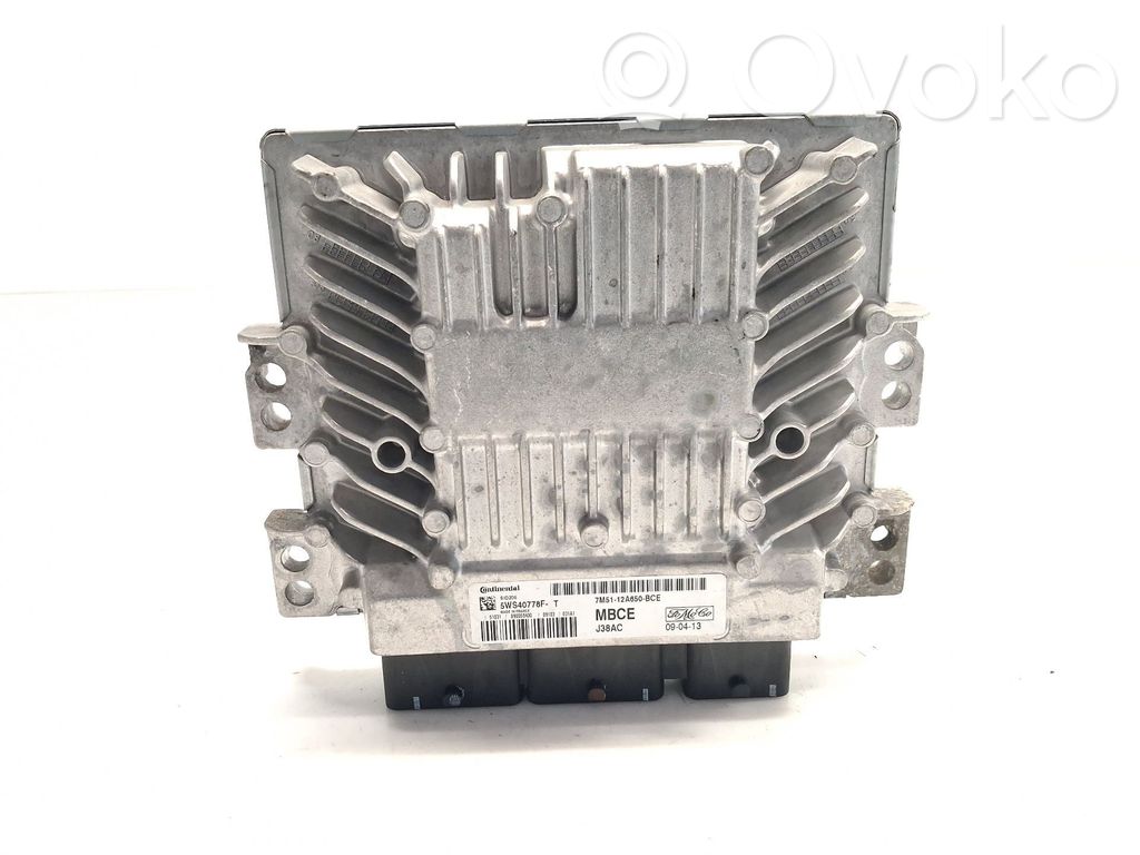 Engine control unit/module   7M5112A650BCE,5WS40778F