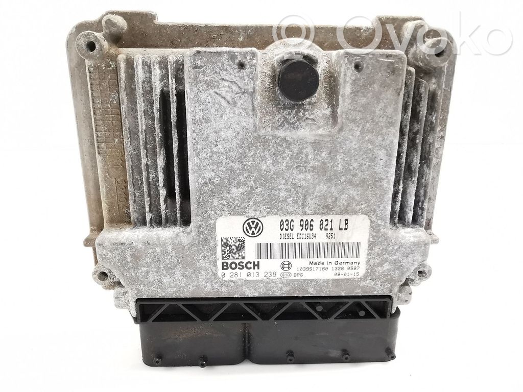 Sterownik / Moduł ECU   03G906021LB,028101238,1039S17180