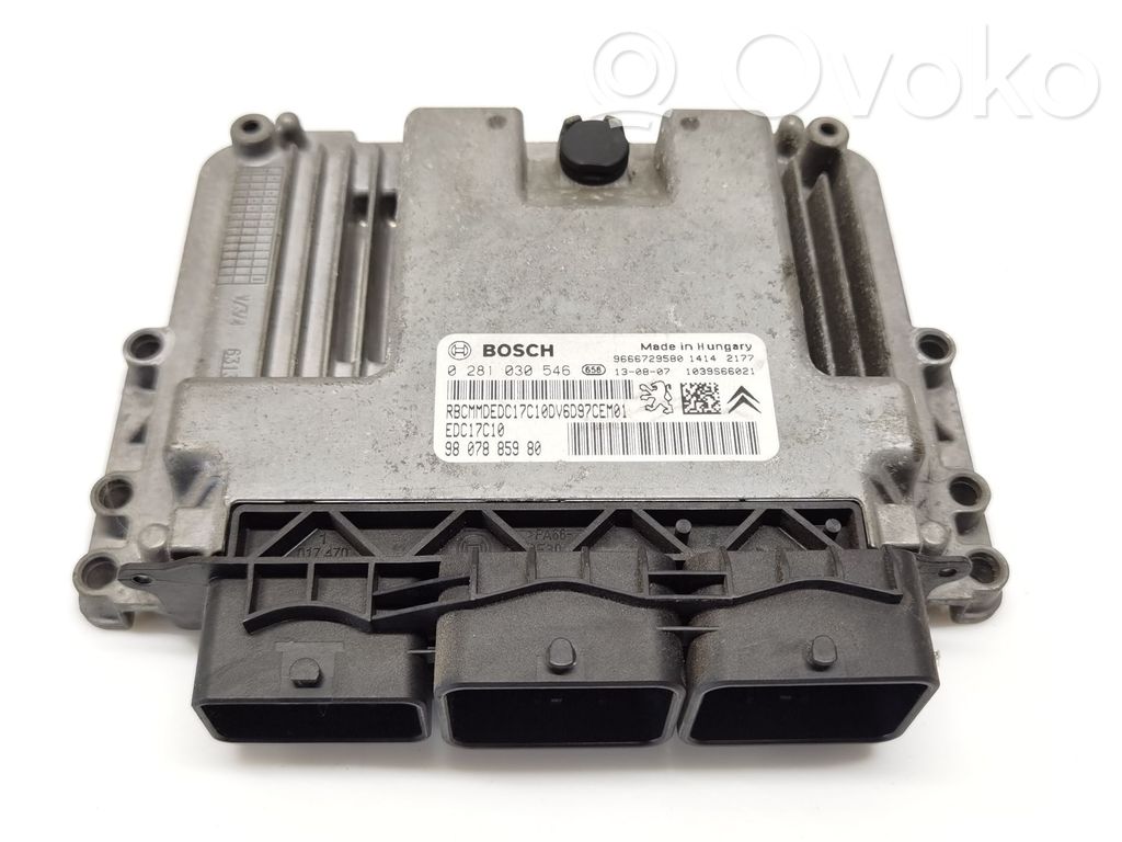 Unitate/modul de control motor   9807885980,9666729580,0281030546