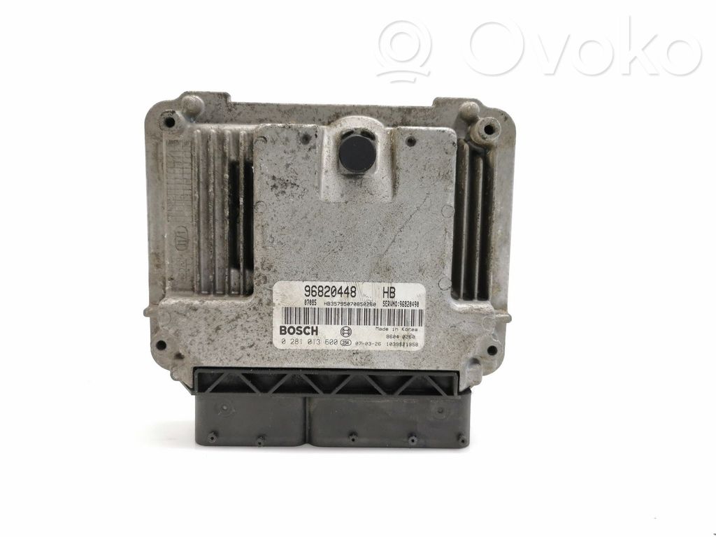 Unitate/modul de control motor   0281013600,96820448