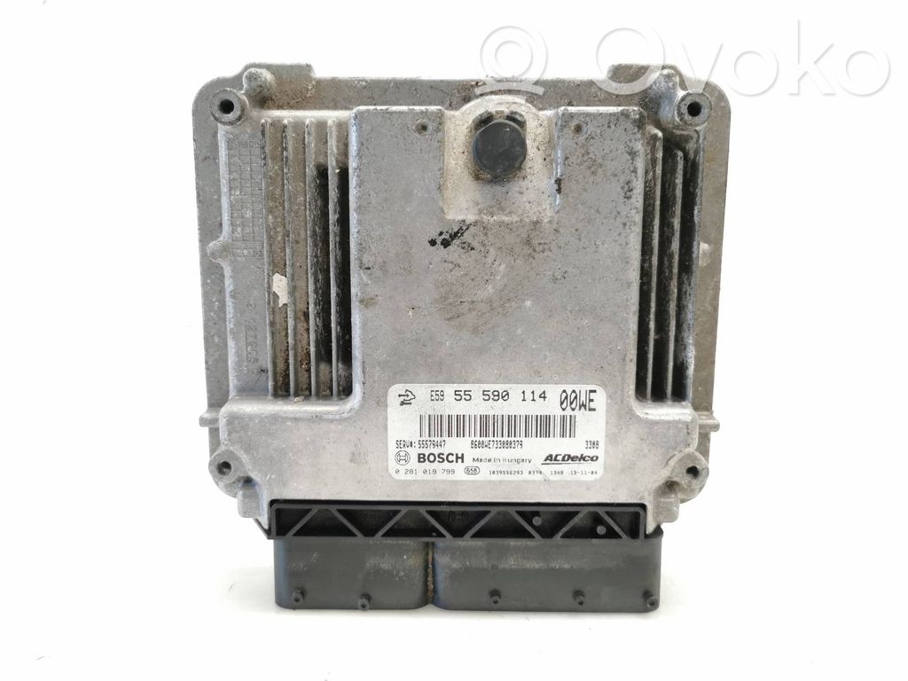 Engine control unit/module   55590114,0281019799,00WE