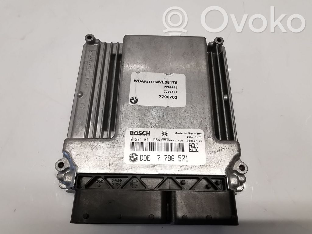 Engine control unit/module   0281011564,DDE7796571,7794145