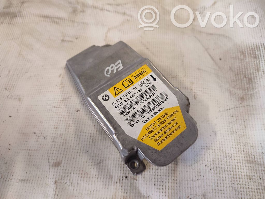 Turvatyynyn ohjainlaite/moduuli   9145401,65779145401,65779160558,65776978374,65779114215,65779118931,65779172019