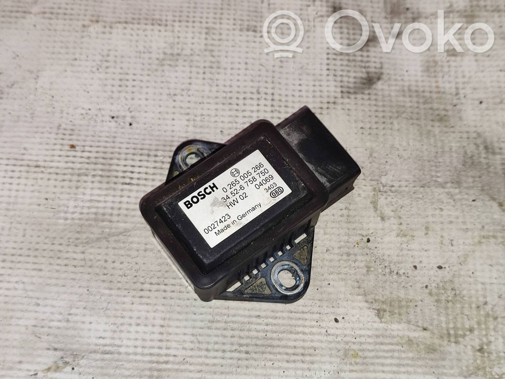 ESP Drehratensensor Querbeschleunigungssensor   34526758750,34526774039,34526774039