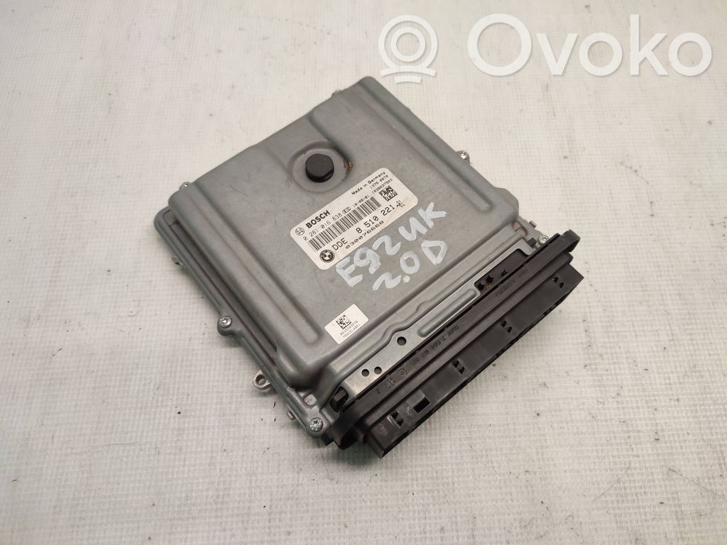 BMW 3 E92 E93 Unitate/modul de control motor 