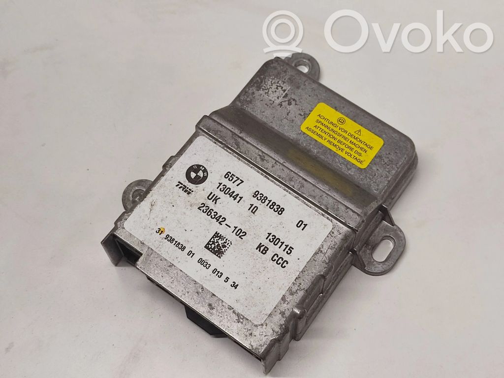 Airbag control unit/module   65779381838,65779390577,65776818813,65779337768,65779348934,65779367836