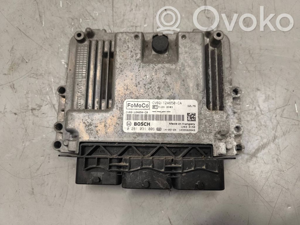 Motorsteuergerät/-modul   CV6Q12A650CA,0281031006