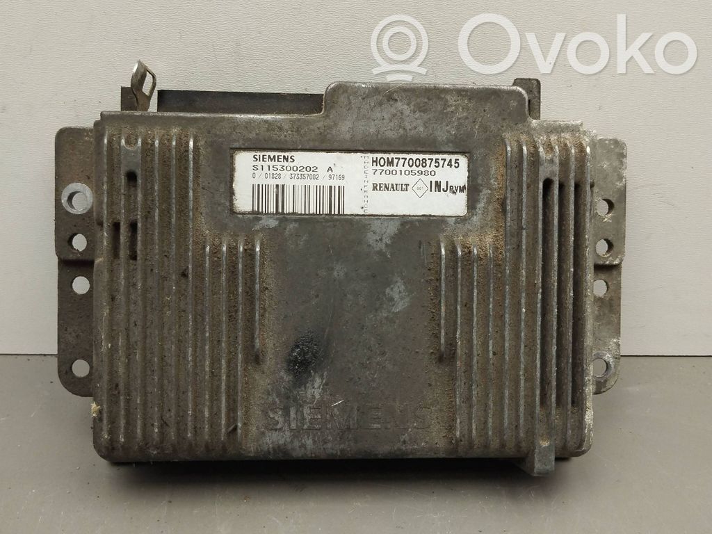 Engine control unit/module   S115300202,7700875745,7700105980