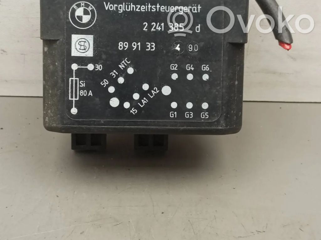 BMW 3 E30 Glow plug pre-heat relay 