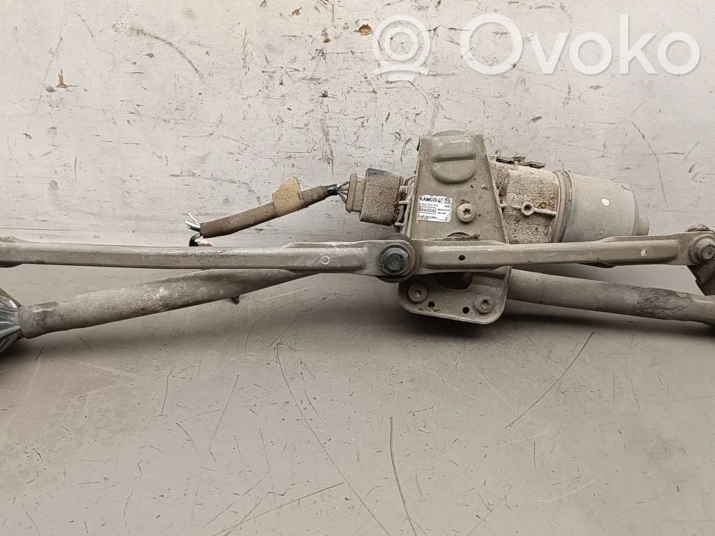 Mazda 3 I Etupyyhkimen vivusto ja moottori 