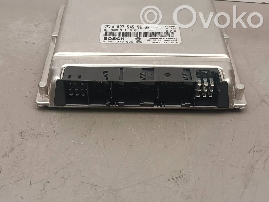Mercedes-Benz A W168 Engine control unit/module 