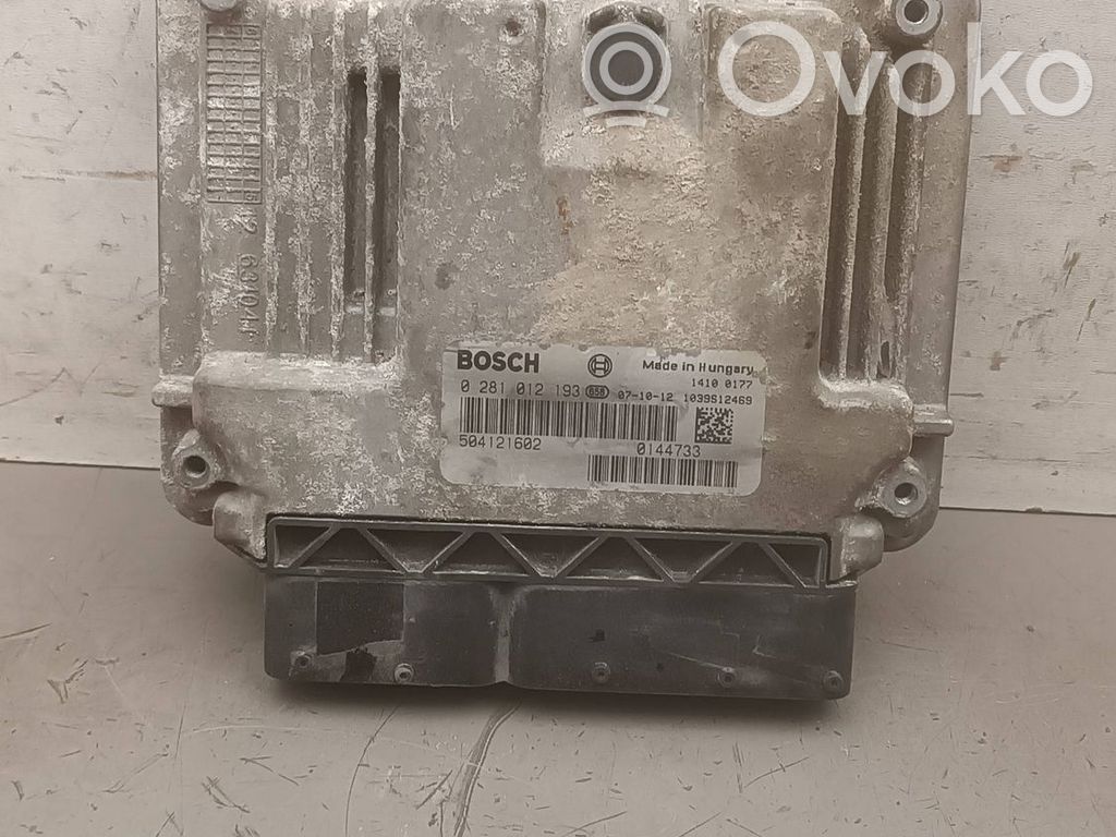Engine control unit/module   0281012193,504121602,0144733