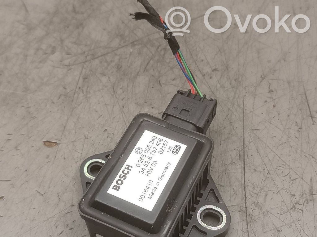 BMW 7 E65 E66 ESP acceleration yaw rate sensor 