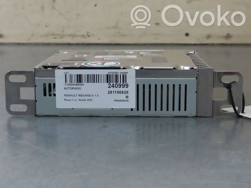 Renault Megane IV Radio/CD/DVD/GPS head unit 