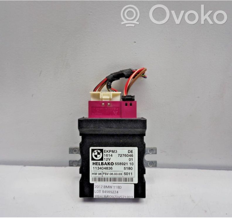 Fuel injection pump control unit/module   16147276046,16147276046,16147276046,14634310,55892110,60330949