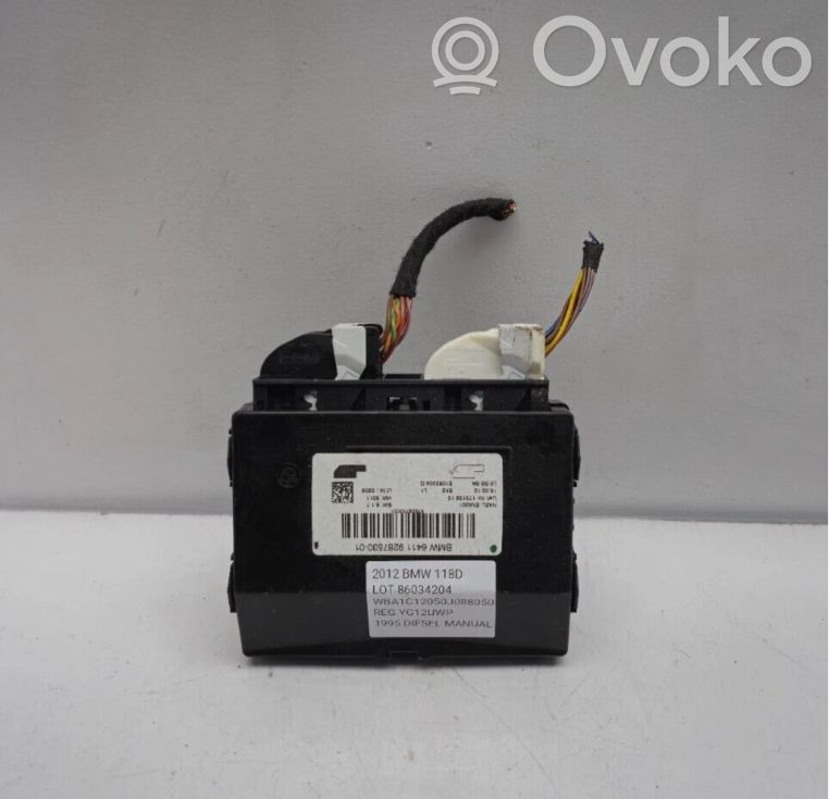 BMW 1 F20 F21 Centralina/modulo climatizzatore 