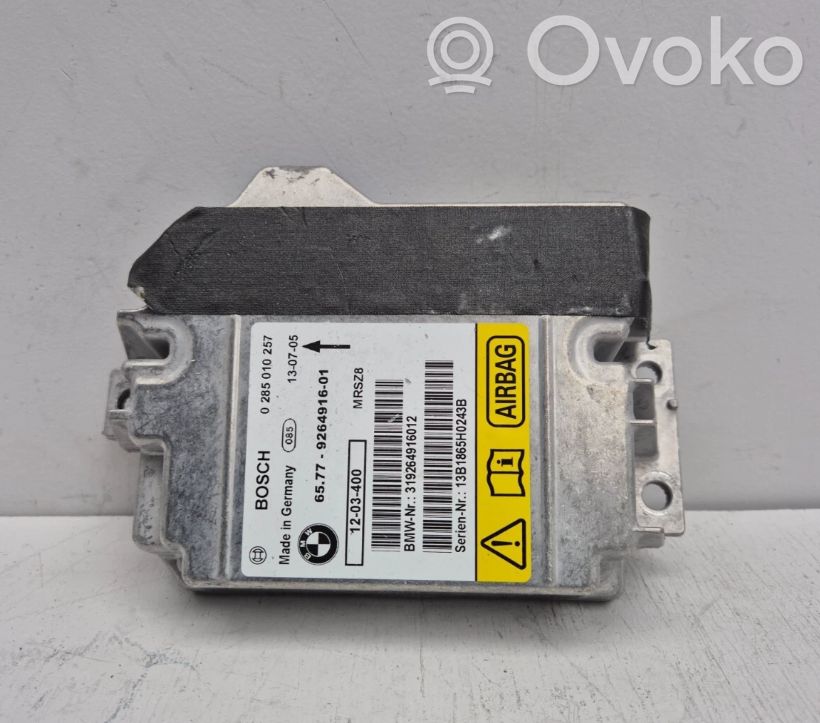 BMW 3 E92 E93 Airbag control unit/module 