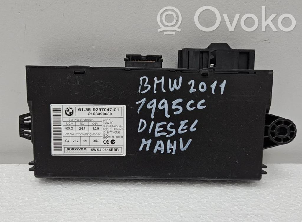 BMW 3 E90 E91 CAS control unit/module 