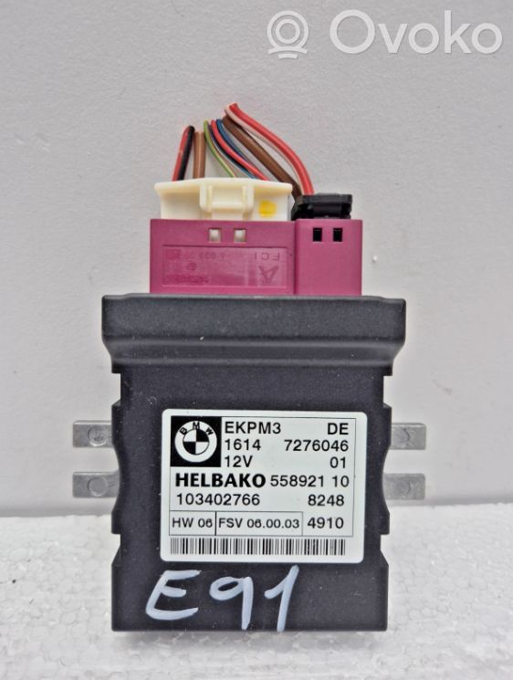 BMW 3 E90 E91 Fuel injection pump control unit/module 