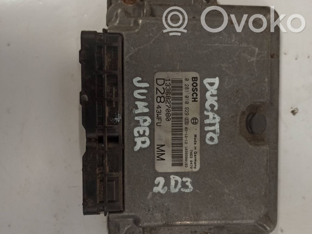 Engine control unit/module   0281010929