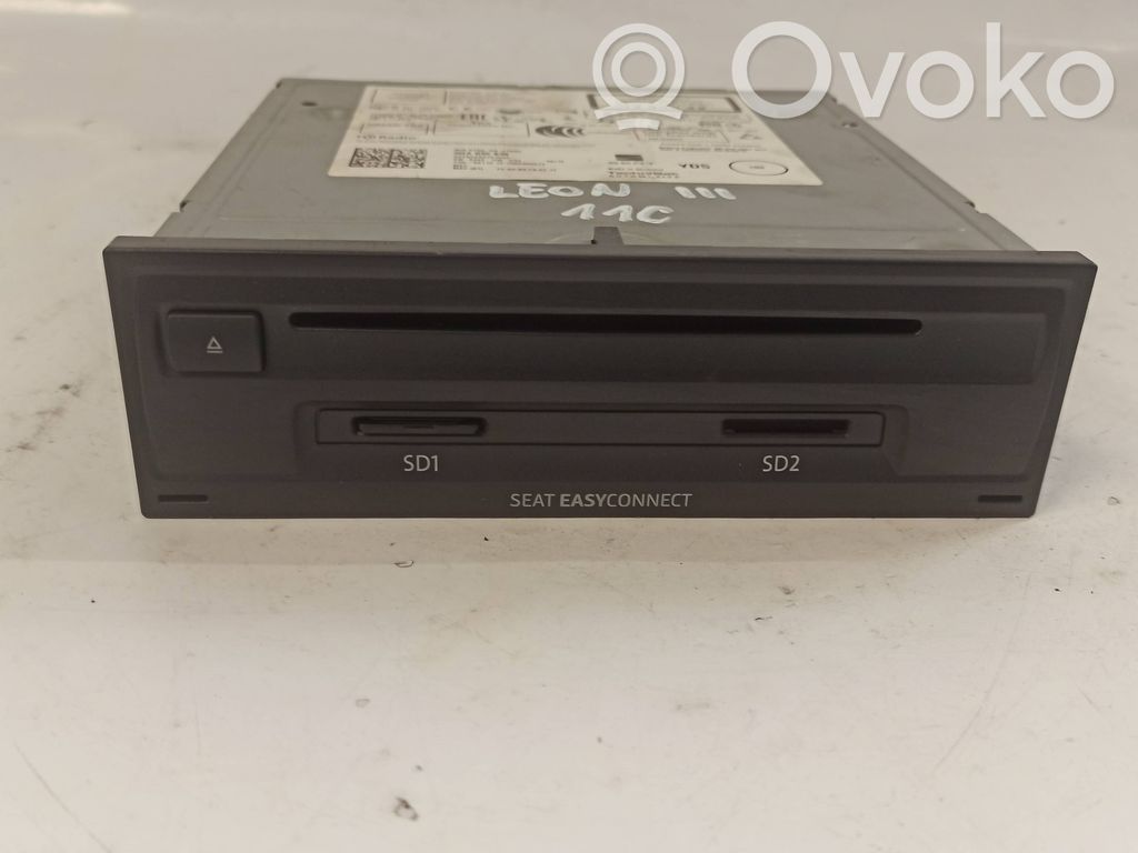 Seat Leon (5F) Navigation unit CD/DVD player 
