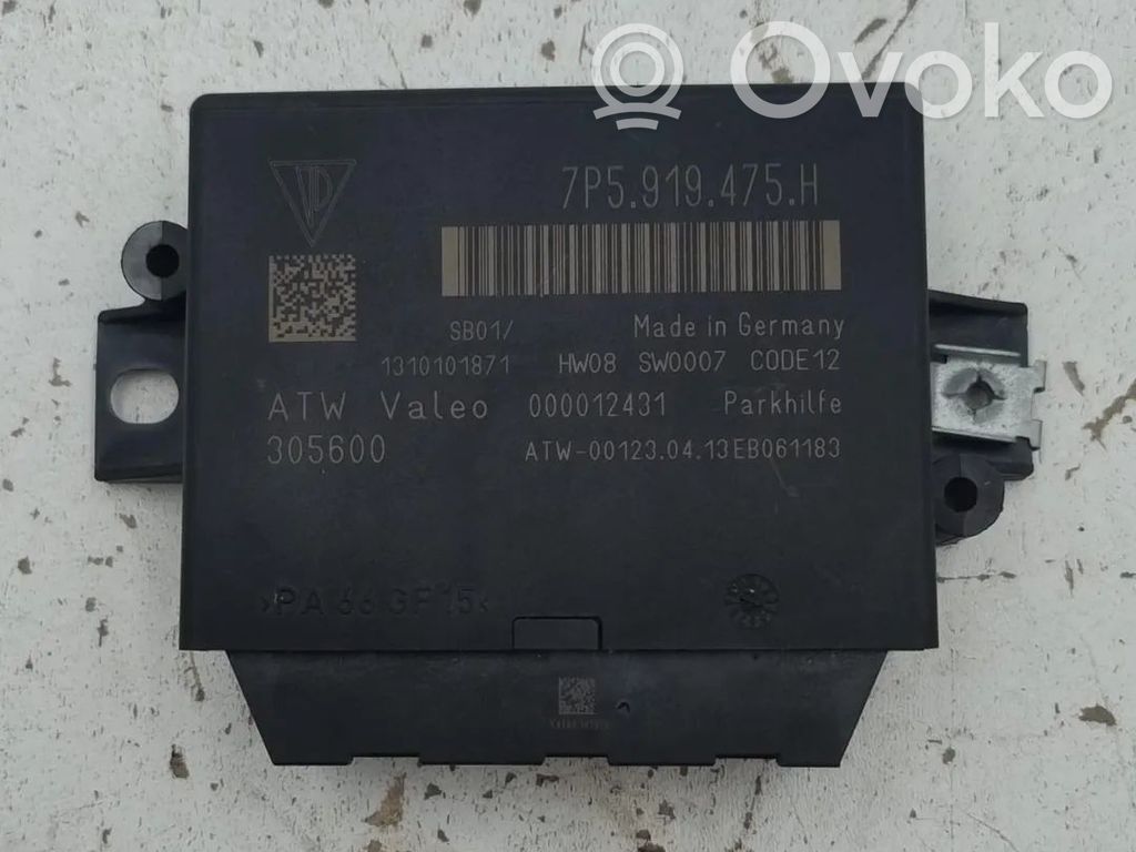Pysäköintitutkan (PCD) ohjainlaite/moduuli   7P5919475H
