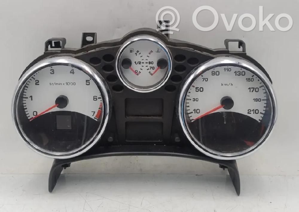 Peugeot 207 Tachimetro (quadro strumenti) 