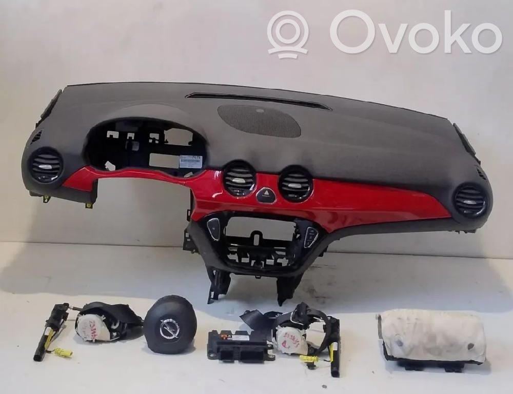 Juego de airbag con panel