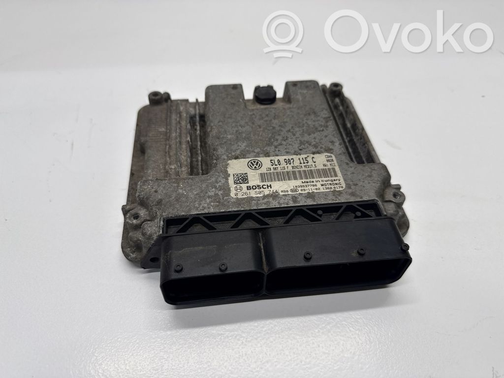 Engine control unit/module   1Z0907115F,5L0907115C,0261S05744