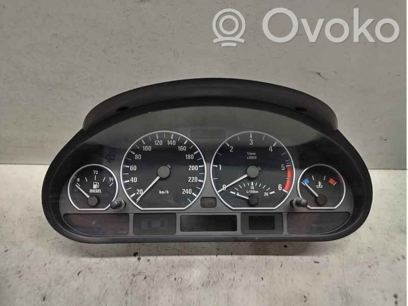 BMW 3 E46 Spidometras (prietaisų skydelis) 