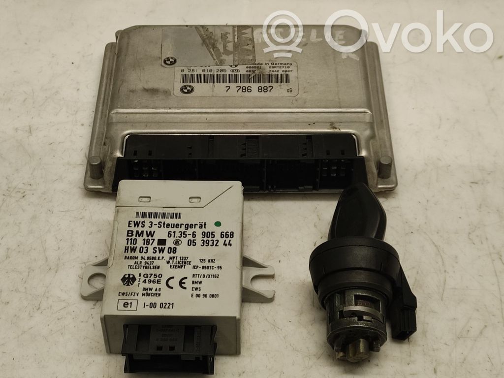 Engine ECU kit and lock set   13617786887,0008143,22784046,VDMS12