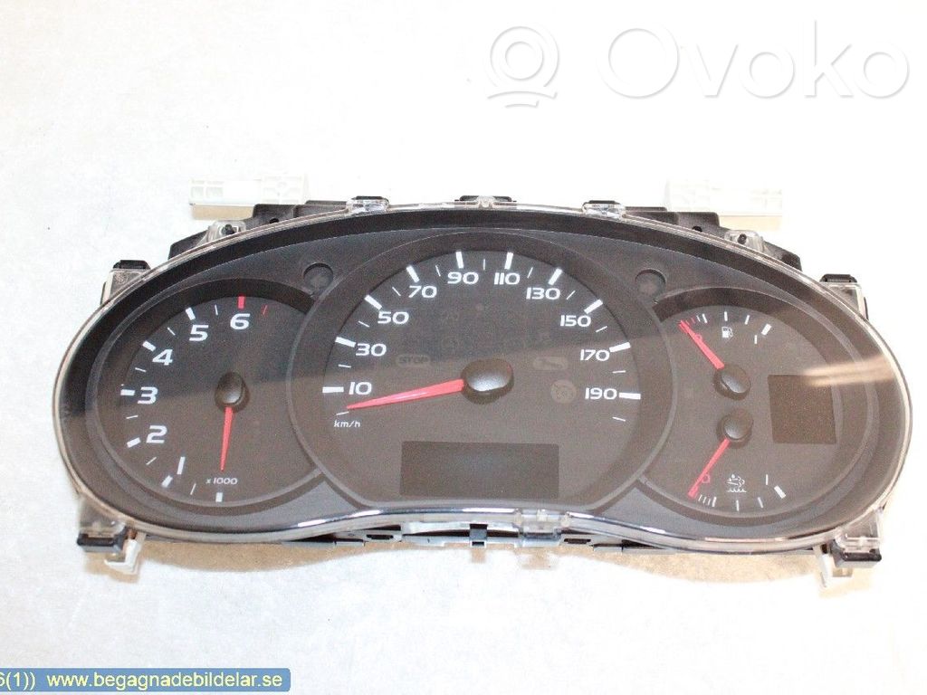 Speedometer (instrument cluster)   P248107469R,248101030R