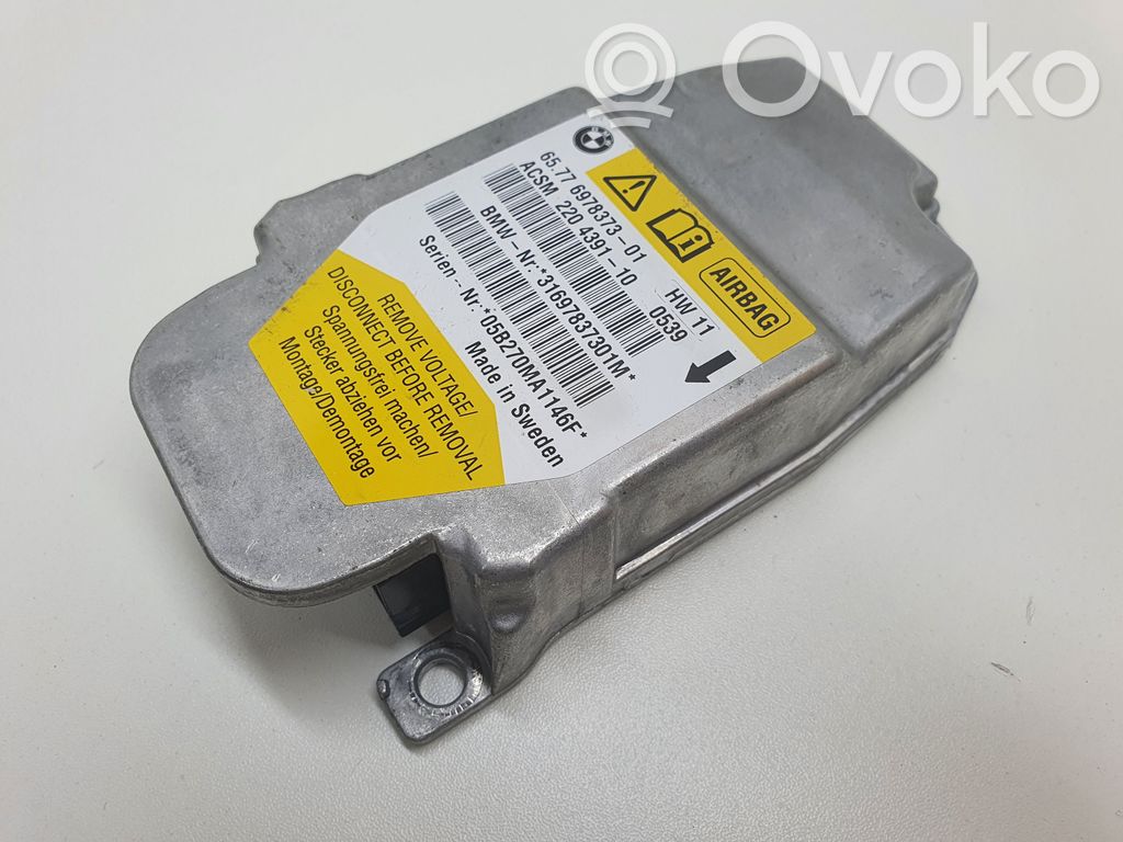 BMW 5 E60 E61 Sterownik / Moduł Airbag 