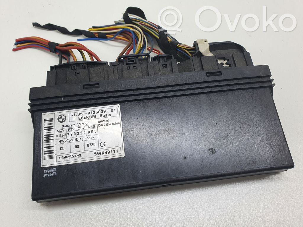 BMW 5 E60 E61 Komforto modulis 