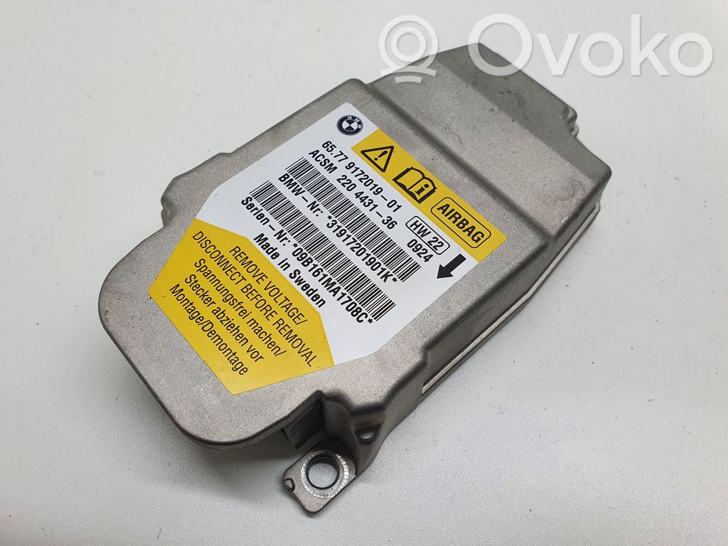 Airbag control unit/module   9172019,6577917201901,917201901,220443136