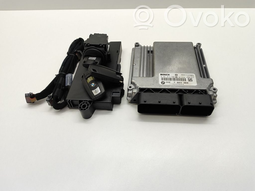 BMW 5 E60 E61 Engine ECU kit and lock set 