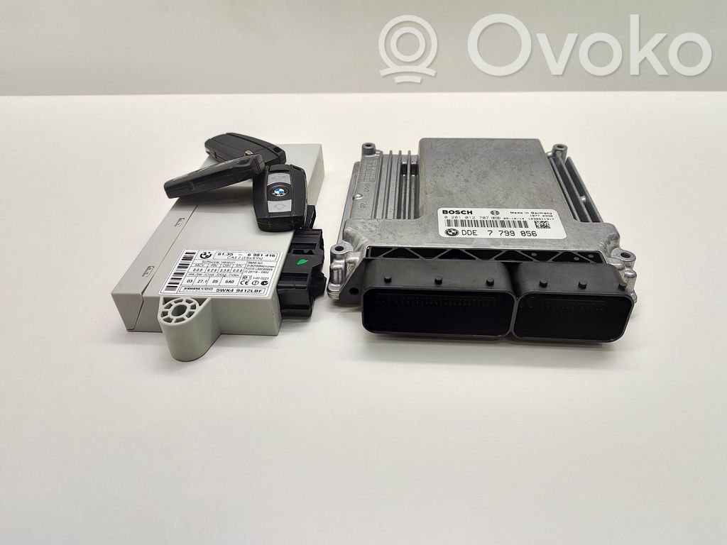 BMW 5 E60 E61 Kit calculateur ECU et verrouillage 