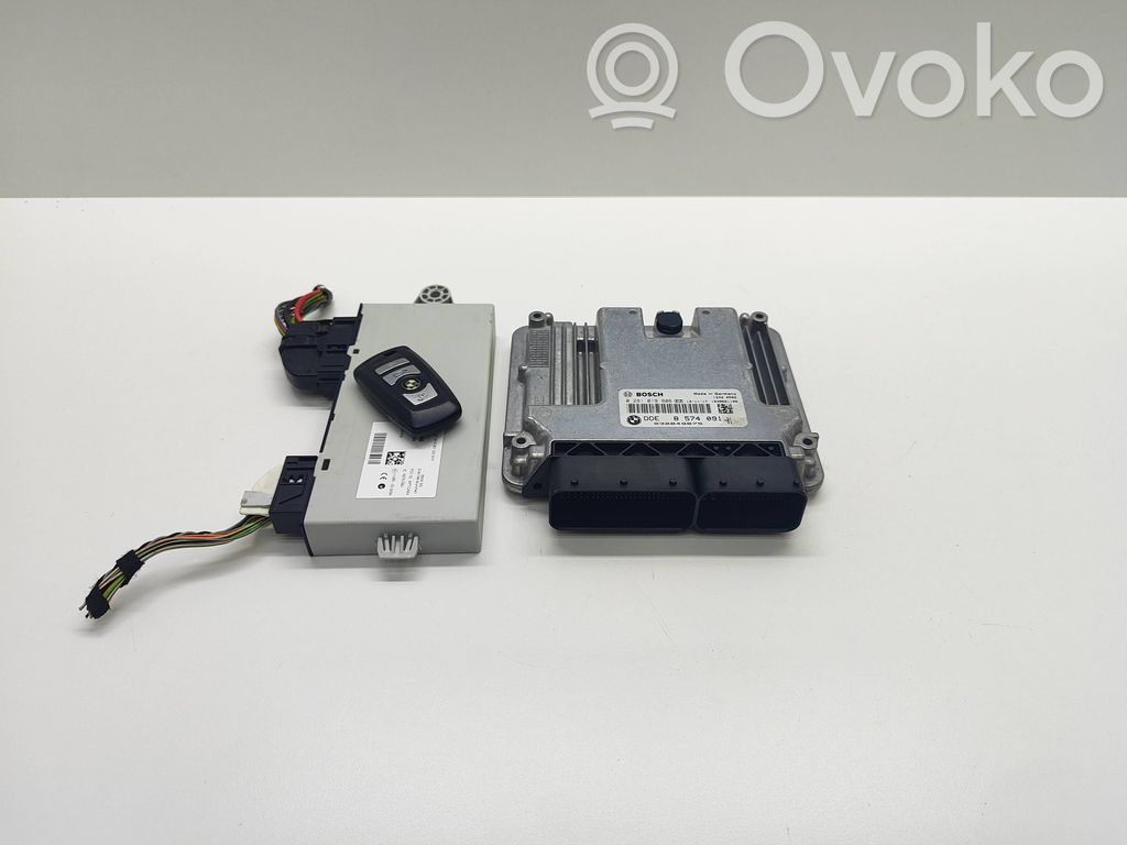 BMW 5 F10 F11 Komputer / Sterownik ECU i komplet kluczy 