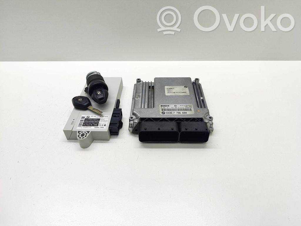 BMW 5 E60 E61 Engine ECU kit and lock set 