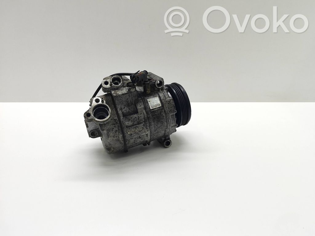 BMW 5 E60 E61 Ilmastointilaitteen kompressorin pumppu (A/C) 