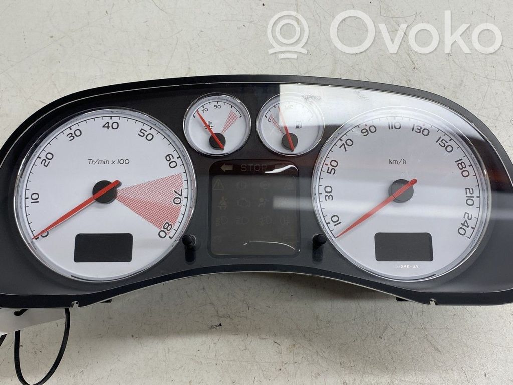 Peugeot 307 Tachimetro (quadro strumenti) 