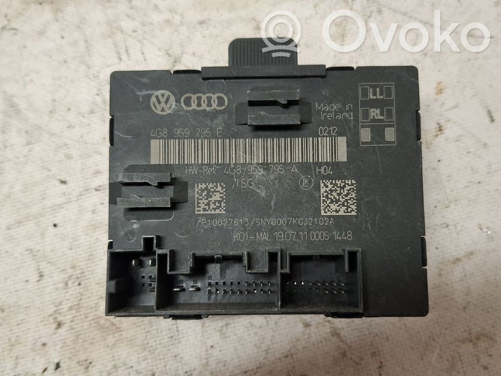 Audi A6 S6 C7 4G Sterownik / Moduł drzwi 
