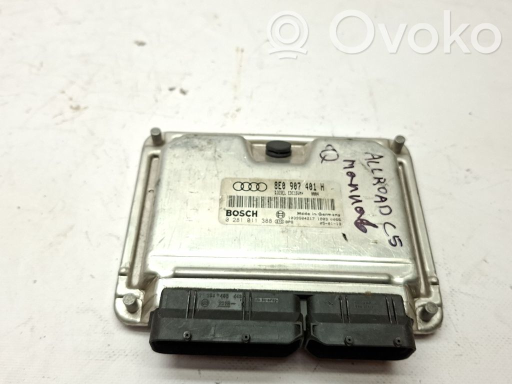 Audi A6 Allroad C5 Unitate/modul de control motor 