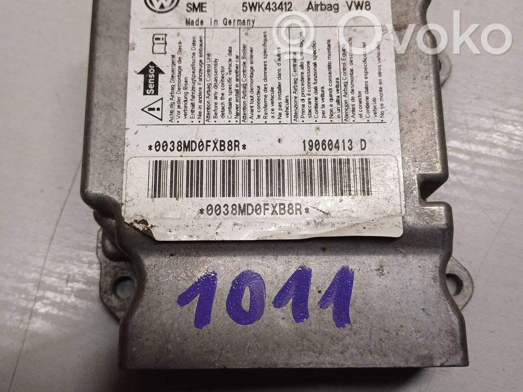 Volkswagen Golf V Unitate/modul de comandă airbaguri 