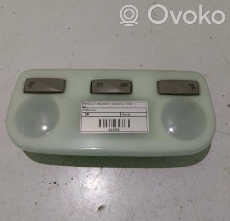 Headlining lighting console trim   FRENTE,264800008R,LUZINTERIOR