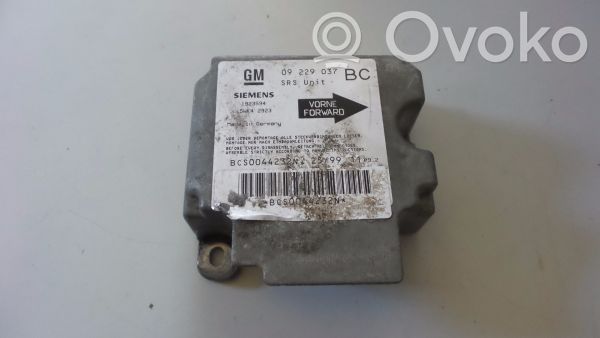 Opel Astra G Airbag control unit/module 