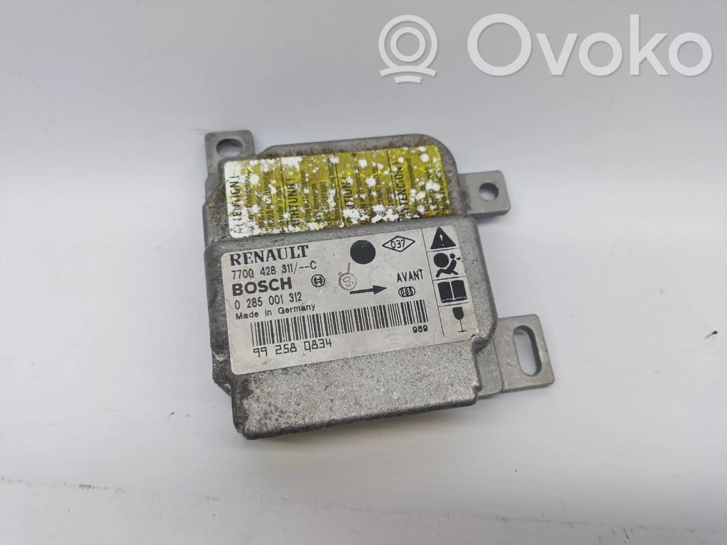 Renault Clio II Unitate/modul de comandă airbaguri 