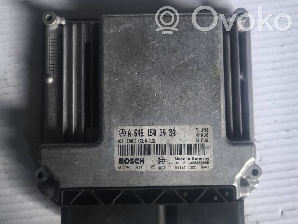 Engine control unit/module   A6461503934,0281016185